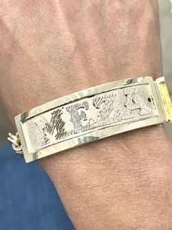 43 Gms 10KT-YG Solid Chino Link Bracelet 