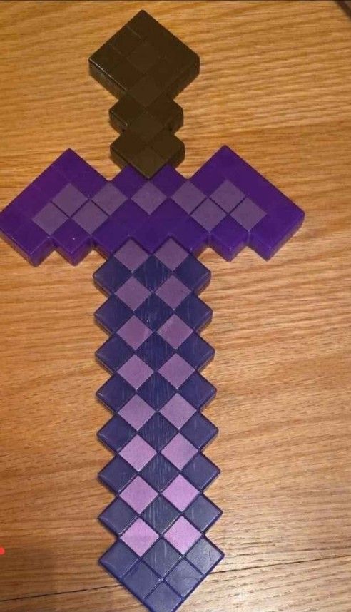 Minecraft Enchanted Purple Sword 17" 2017 Mattel Toys