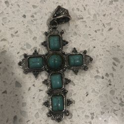 Vintage Turquoise Cross Jewelry
