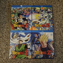Dragonball Z Season 2, 3, 7 And 8 Blu Ray