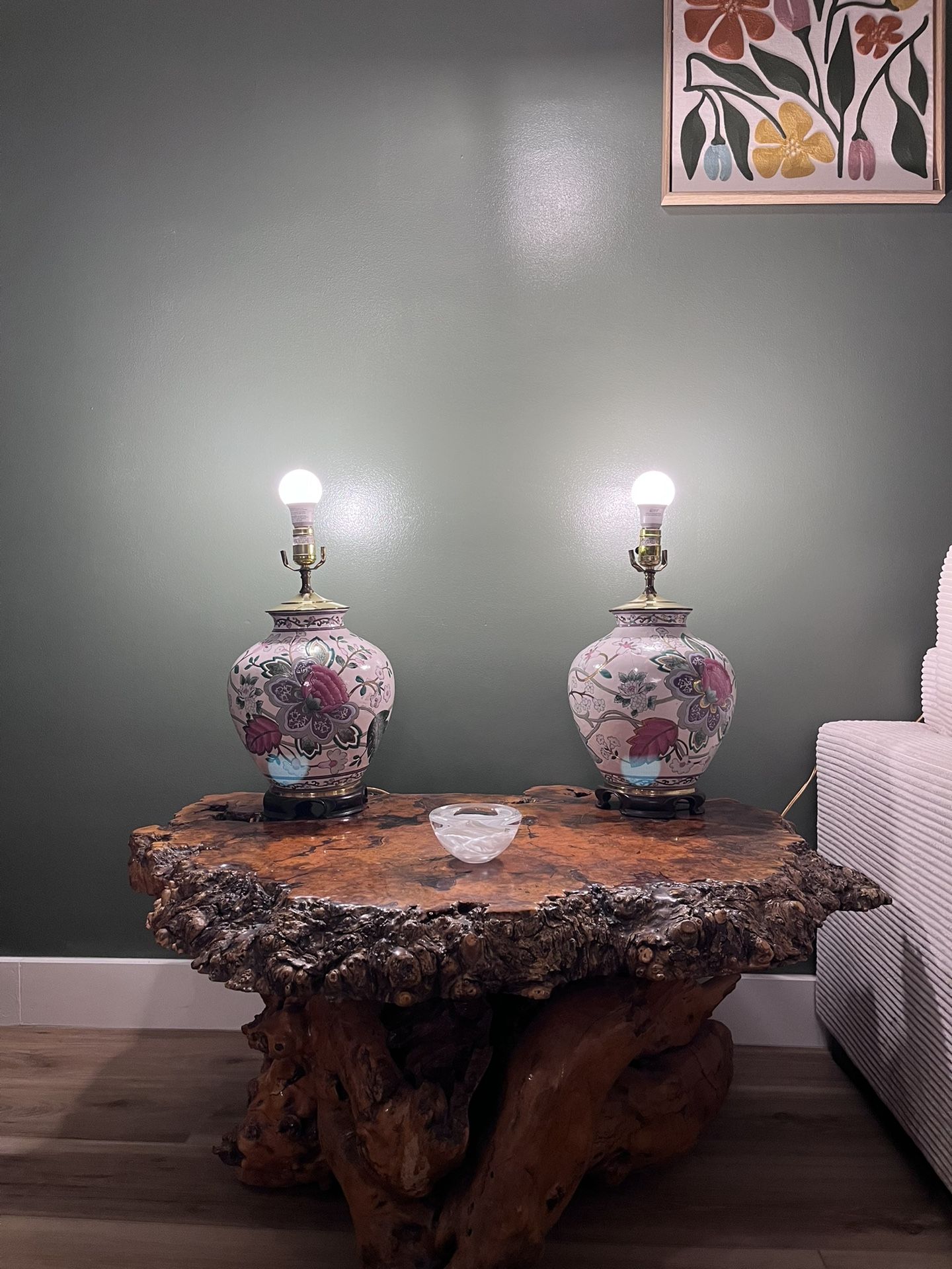Chinese Porcelain Lamp (Pair)