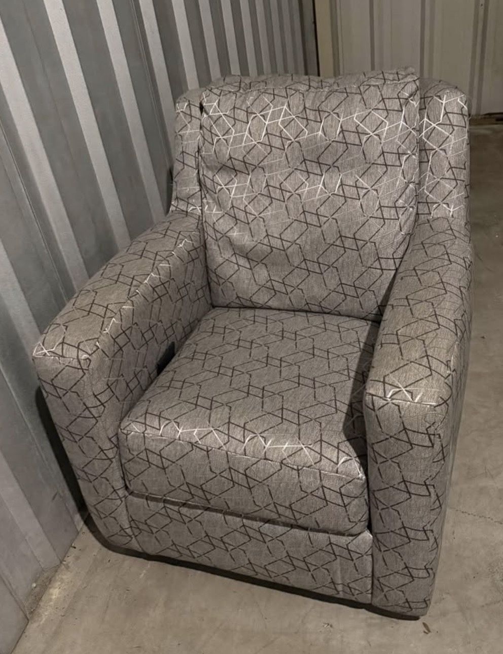 Grey Swivel Chair