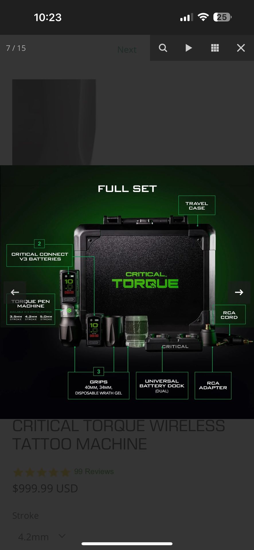 Critical Torque Tattoo Machine