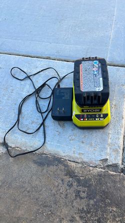 RYOBI battery charger with battery