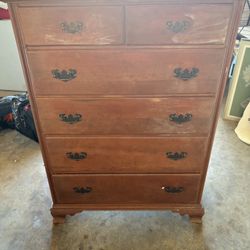 Antique Maple Chest Of Drawers 