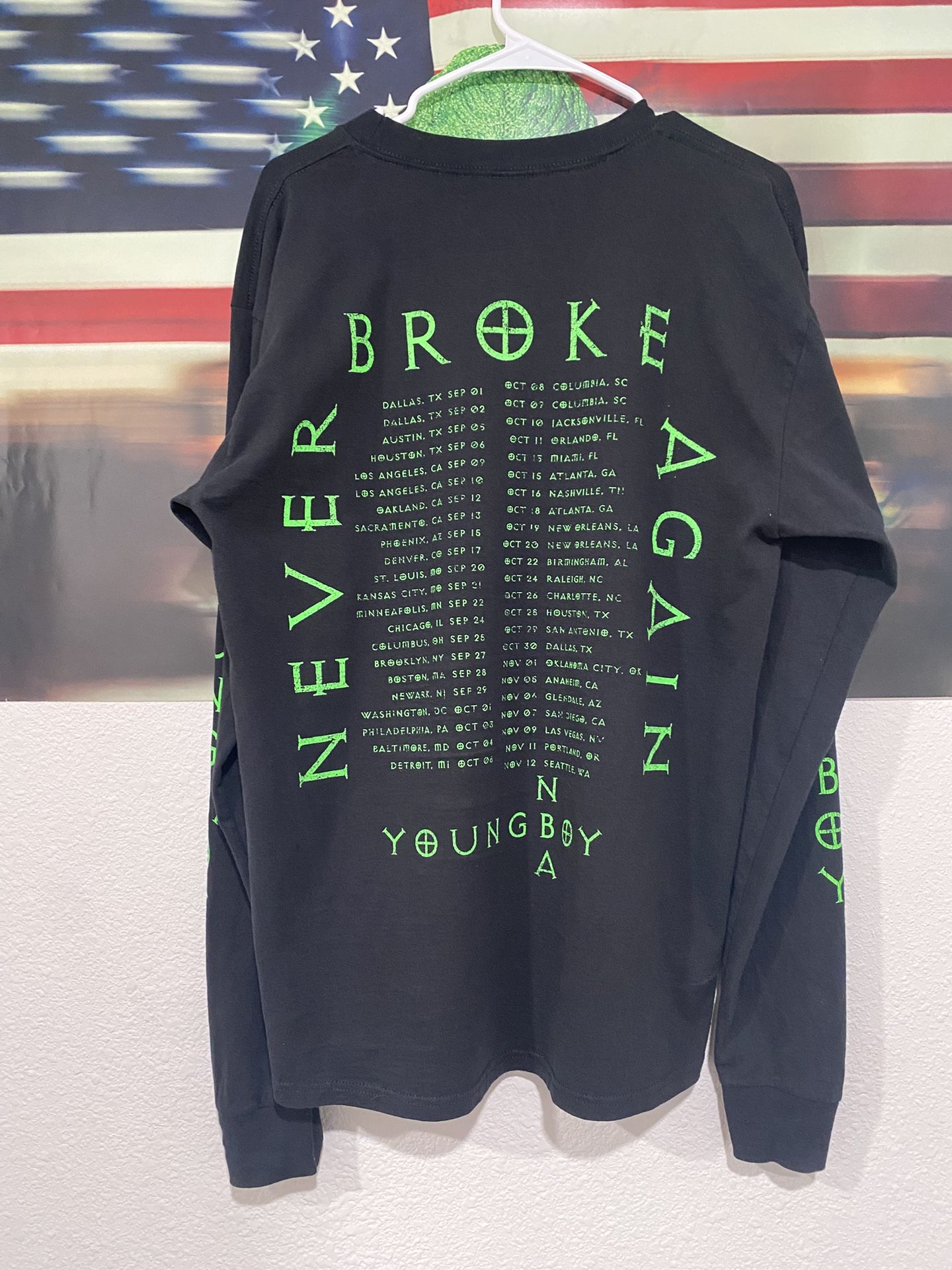 NBA Youngboy Upsidedown Cross Longsleeve