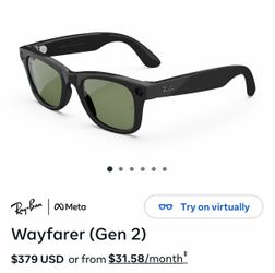 Ray-Ban Meta Glasses Gen 2