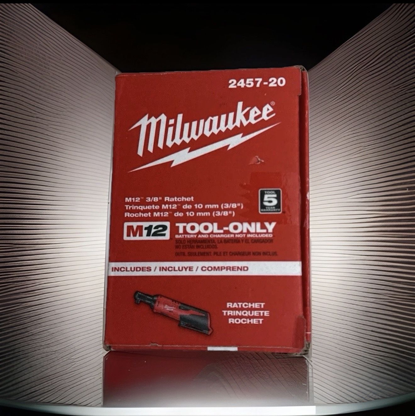 Milwaukee M12 ( 2457 20 ) 12V 3/8'' Cordless Ratchet NEW SEALED