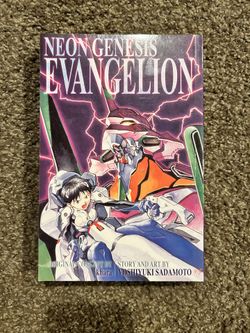 neon genesis evangelion manga vols 1,2,3 