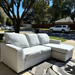 Grey Sectional (Delivery Available)