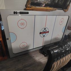 Double Sided Pool Table Other Side Air Hockey Table