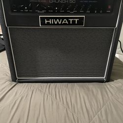 New Hiwatt Crunch 50 Solid State Guitar Amplifier 