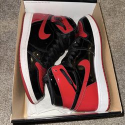 Jordan 1 patent Bred