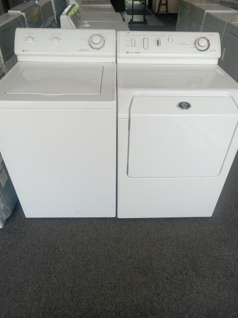 Washer and electric dryer set with warranty 