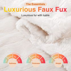 Electric Heated Throw Blanket, Soft Faux Fur Fast Heating Blanket, 4 Heating Levels & 4 Hours Auto Off (50"x 60"), Machine Washable, Over-Heat Protect Thumbnail