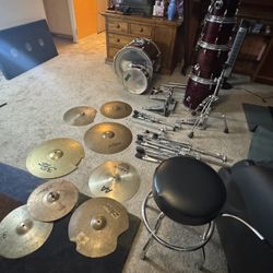 Pearl Exr 7 Piece Drum set 