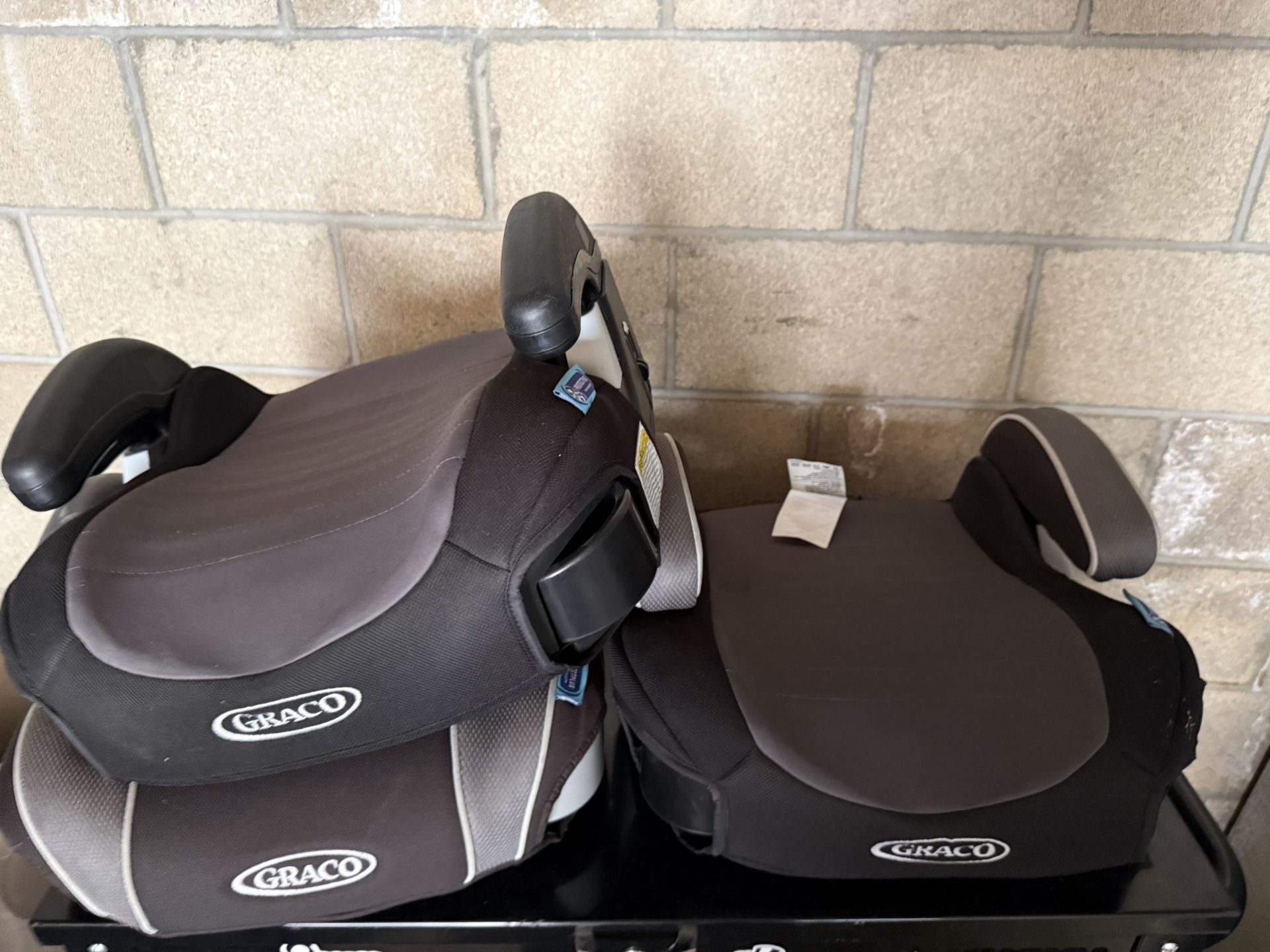 Three Graco Booster Seats