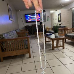 3mm Massonite Tennis Chain With Pendent