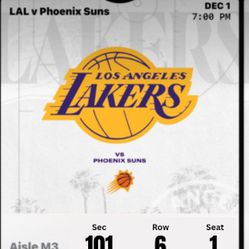 Los Angeles Lakers Vs Phoenix Suns 