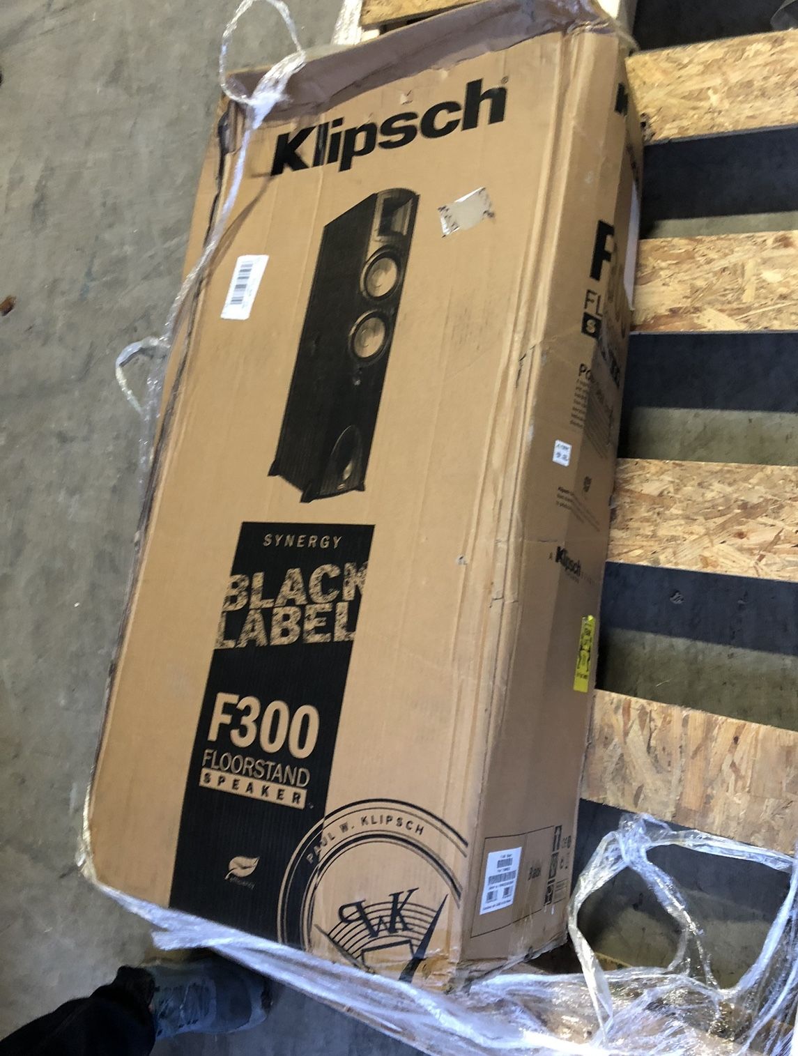 Brand New Klipsch F300 Single Tower Speaker