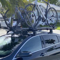 Yakima Roof Rack W/Locks & Keys + 2 Frontloader Bike Racks!