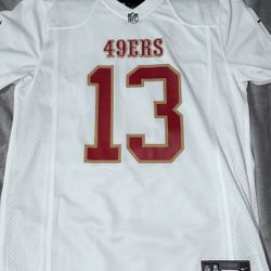 49ers Brock Purdy Tundra White Jersey