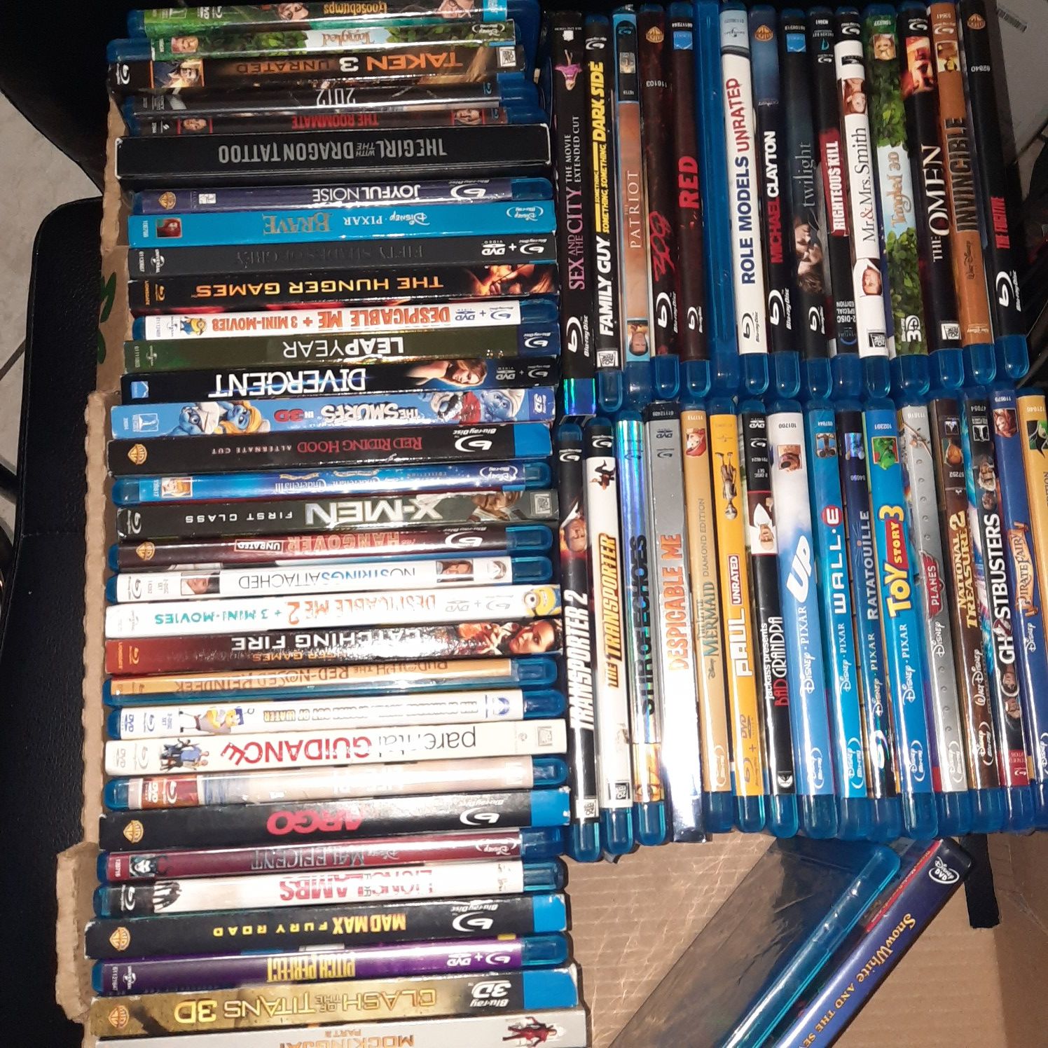 70 blu ray titles disney 3d action comedy and more wholesale movie lot