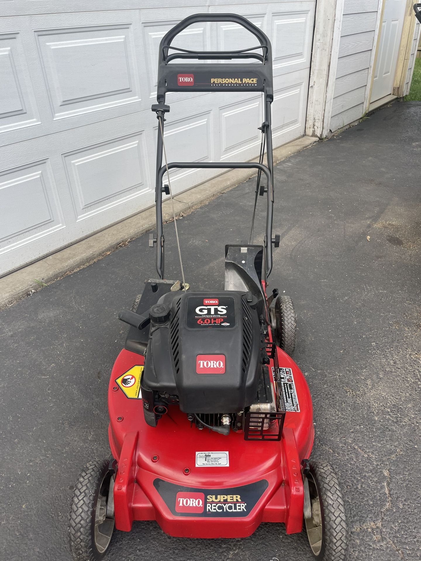 Toro 6.0HP Super Recycler Personal Pace Self Propelled Lawn Mower