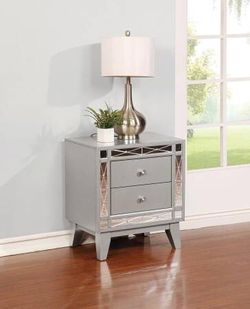 Mirrored Panel Nightstand $215 Each! SALE! Best Deal!