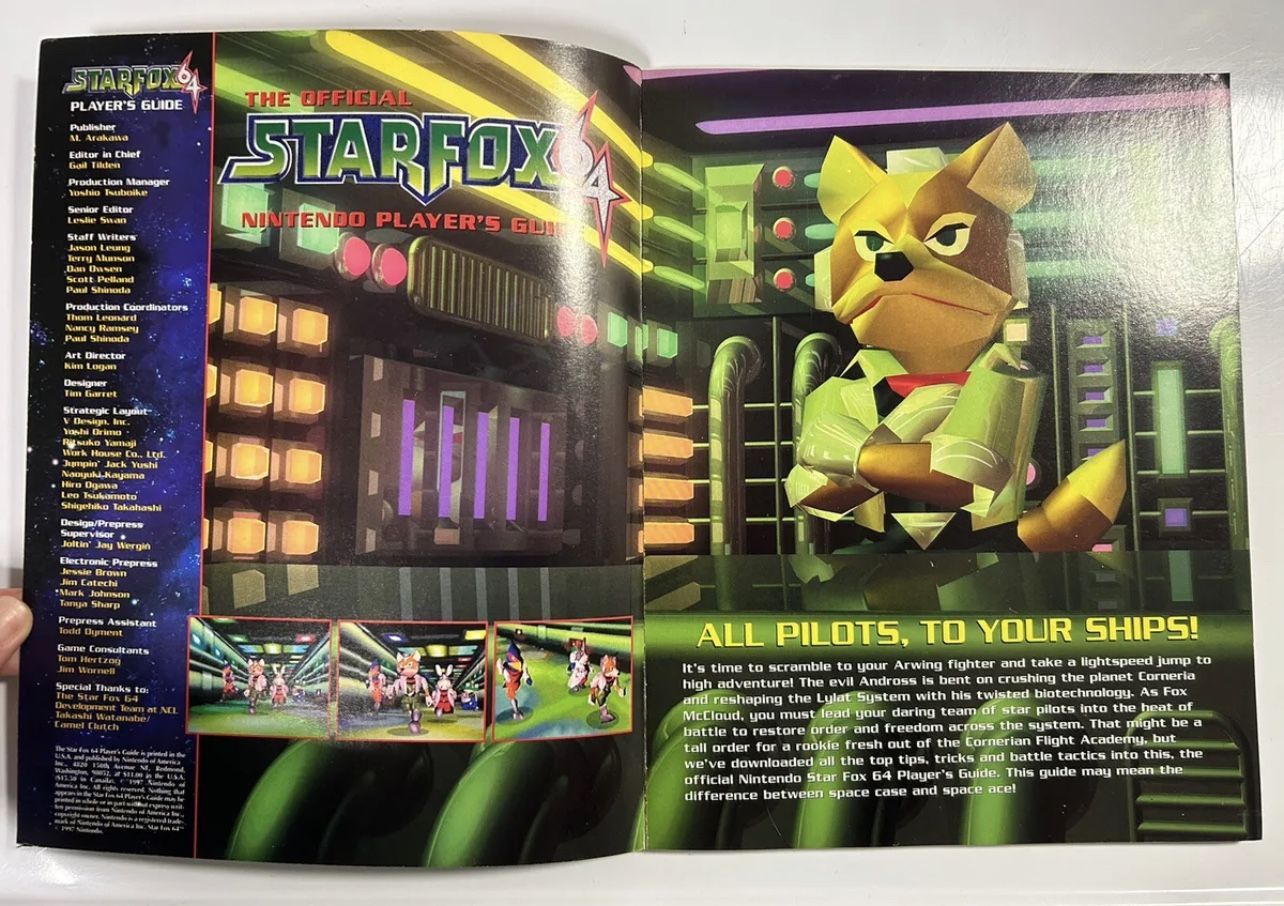 Starfox 64 Nintendo Power Official Strategy Guide : Nintendo of America Inc  : Free Download, Borrow, and Streaming : Internet Archive