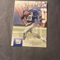 Eli Manning 2015 Prestige #39