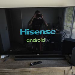 65" Hisense TV/Sound Bar + Sub