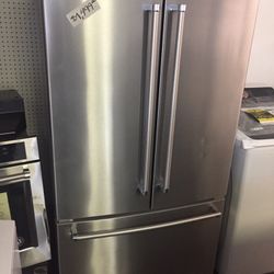 Refrigerator Stainless Steel French 24” Counter Depth 