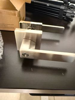 Satin Nickel door knobs