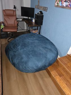 Large Big Joe Bean Bag Chairs - Set of 2