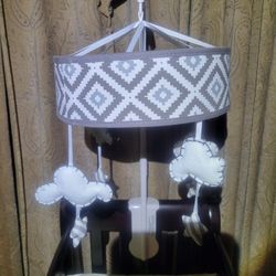 Infant Mobile For Crib Or Changing Table Clouds And Stars