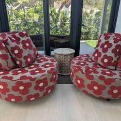 Designer swivel chairs