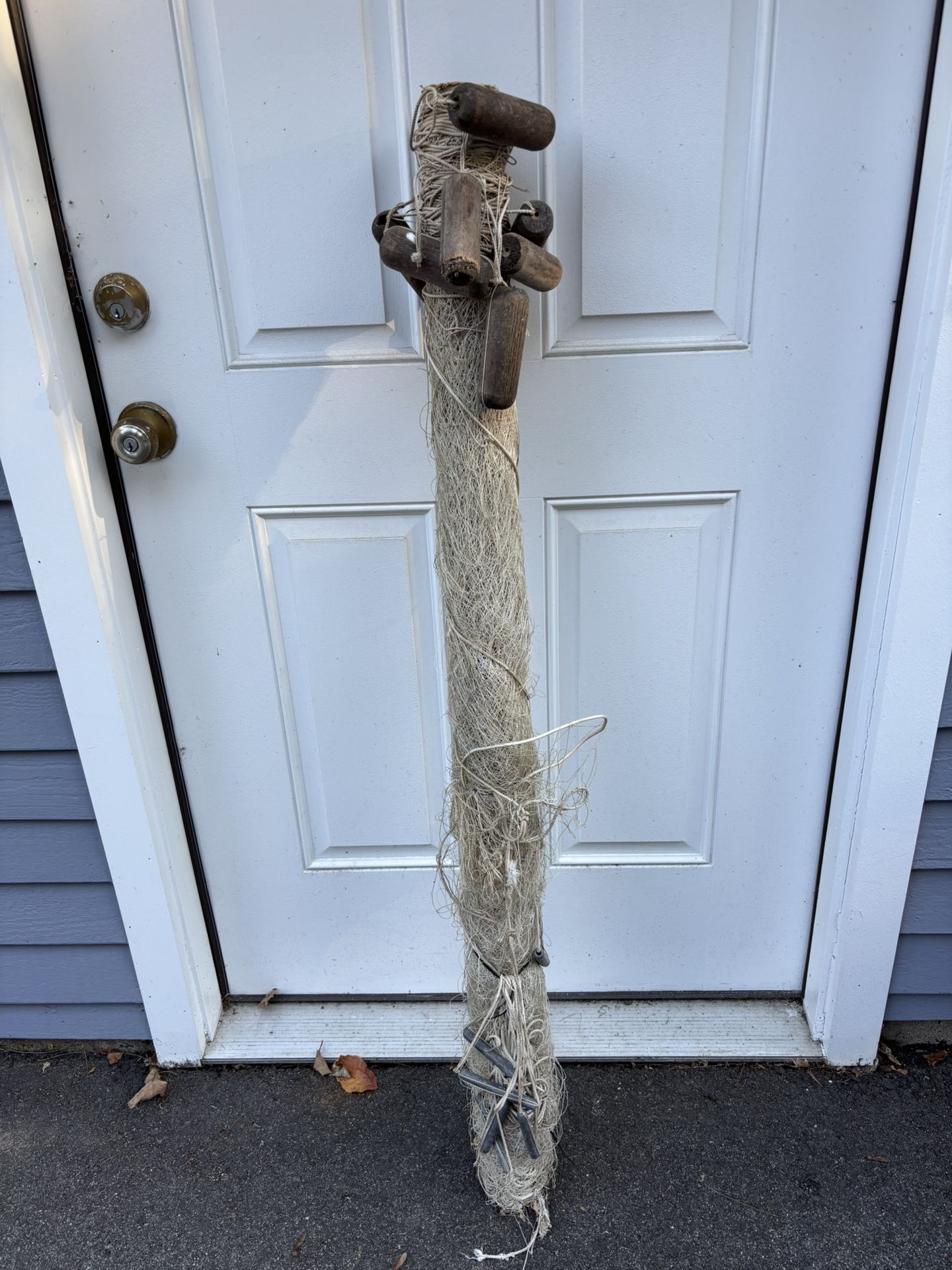 Vintage Fishing Net - Ocean Beach Lake Decor