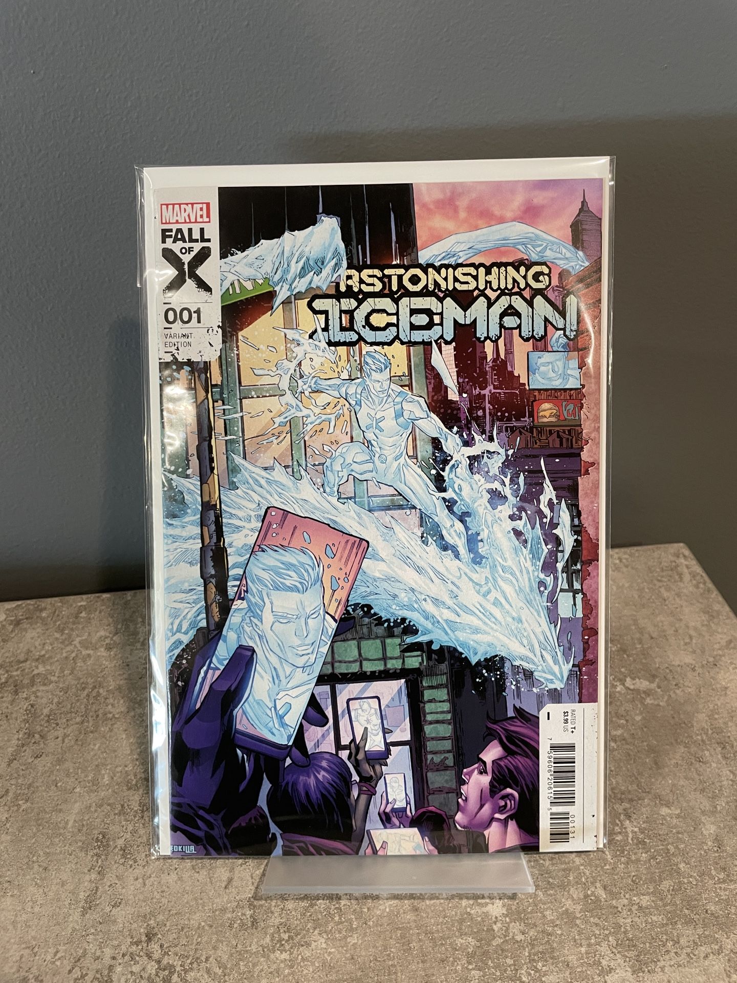 Astonishing Iceman #1 (Marvel Comics, 2023) Lashley Variant Cover