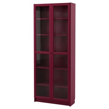 Ikea Billy Bookshelves With Glass Doors 