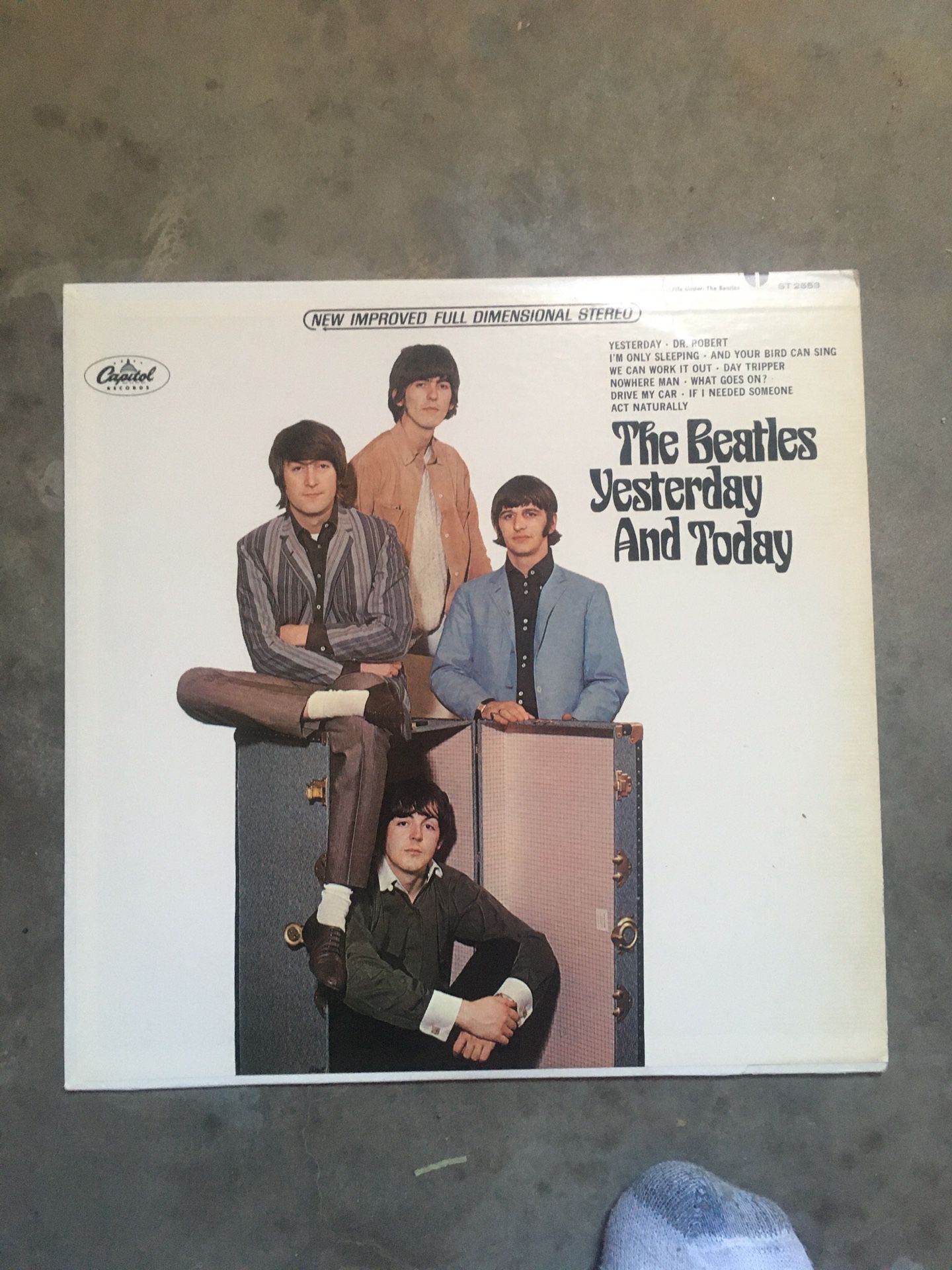 The Beatles Yesterday and Today Vinyl Record ST 2553