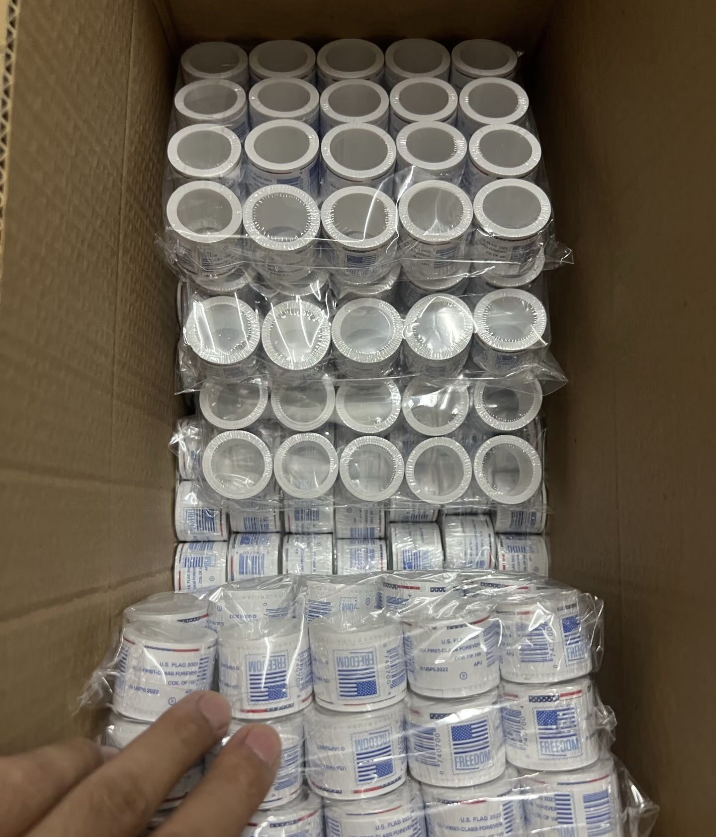 10 Rolls of 1000 USPS First Class Forever Stamps 2023 Retail Face Value $780 FREE SHIPPING