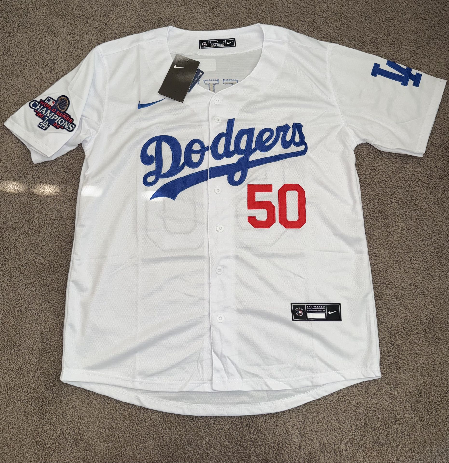 Mookie Betts Dodgers Championship Patch