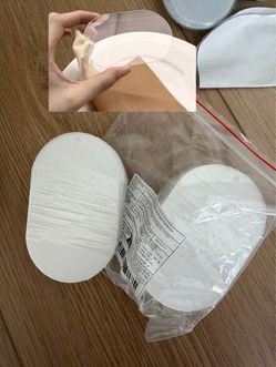30 Clear Oval Place Cards