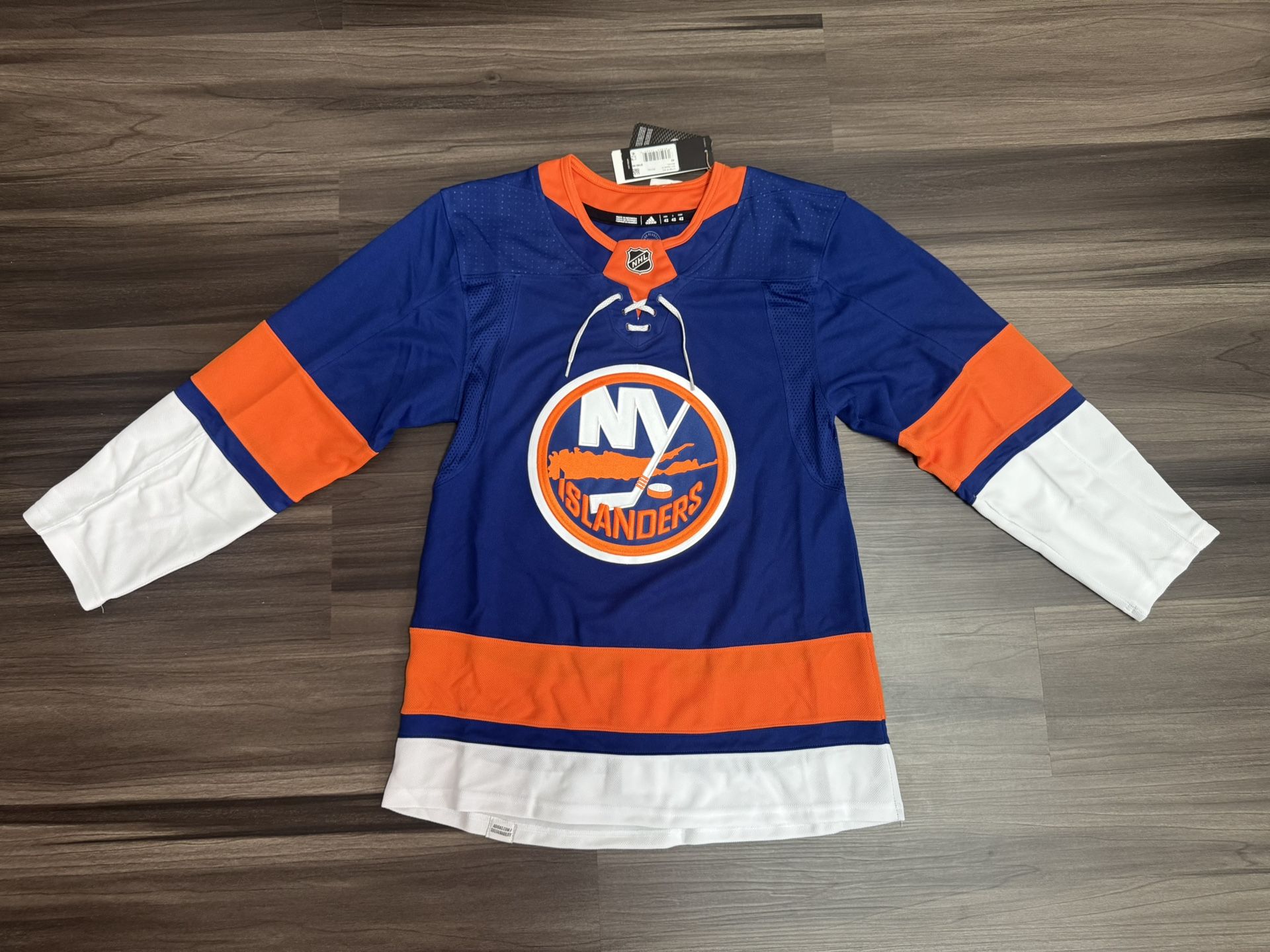 Adidas New York Islander NHL Home Blue Premier Jersey Size 42 Small MSRP $180