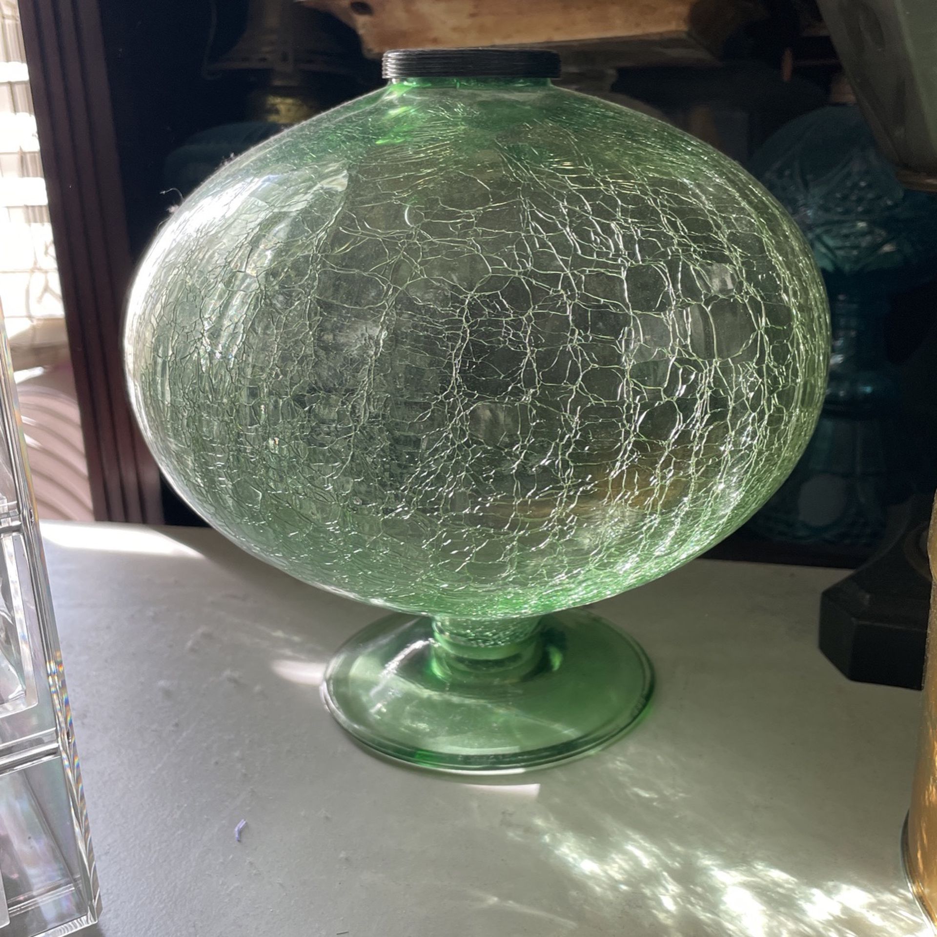 Glass Lamp Vintage Selling As Is