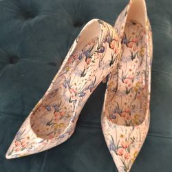 Aldo Floral Print Heels