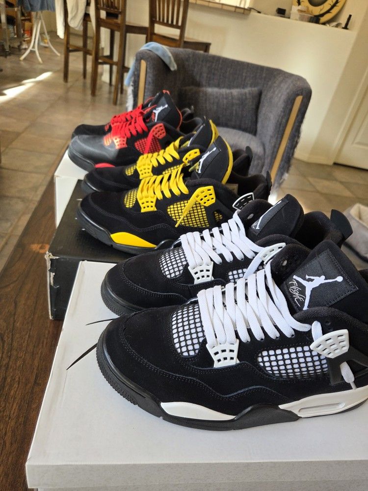 Jordan 4 Thunder Collection