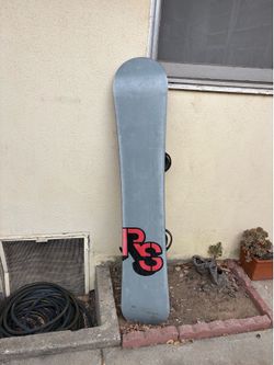 Snow board with binding
