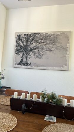 Large Canvas Tree Print